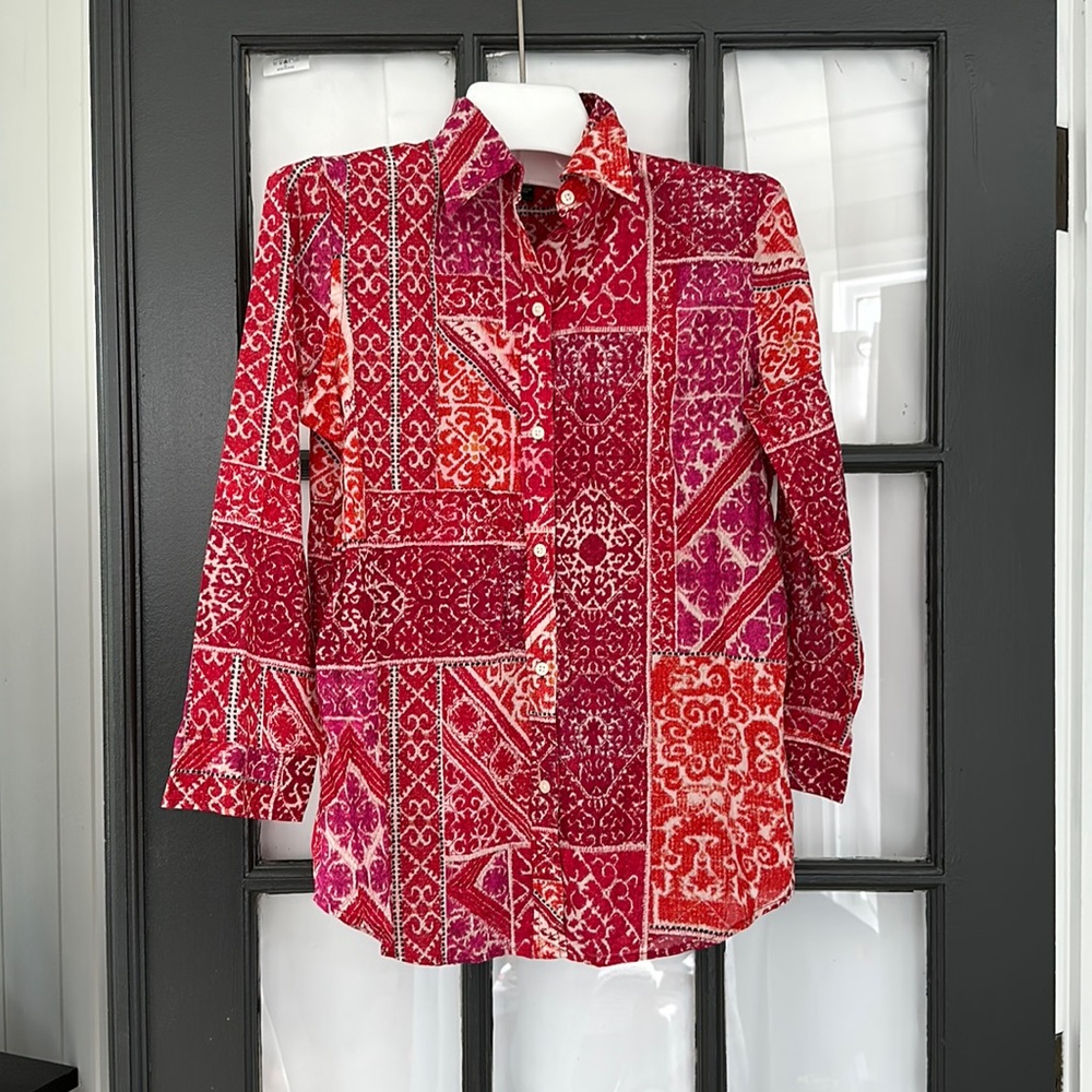 Lauren Ralph Lauren southwest pattern blouse